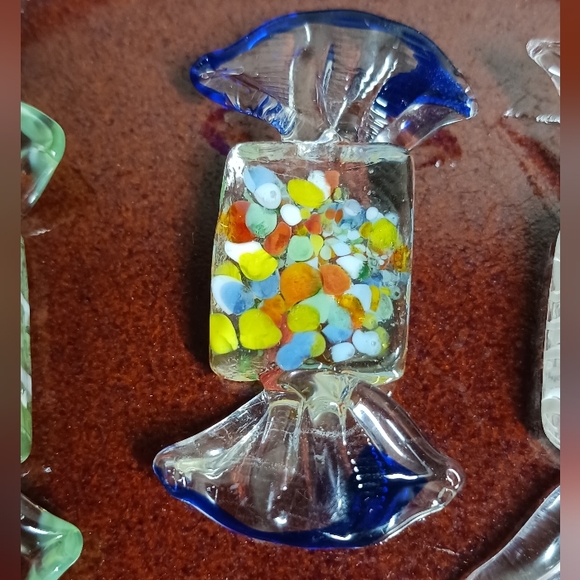 Glass decorative candies, set of 4, handmade. - Picture 3 of 6
